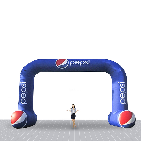 custom made inflatable finish line racing event Arch advertising with blower 